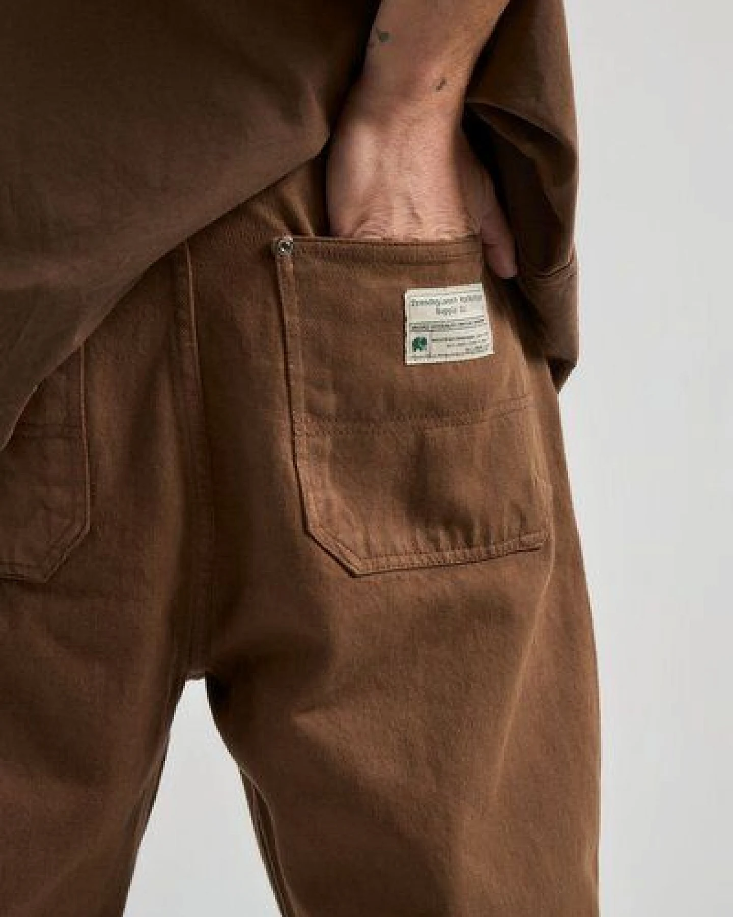 Trendsplant Operator Pants Saddle Brown – Ansicht 4