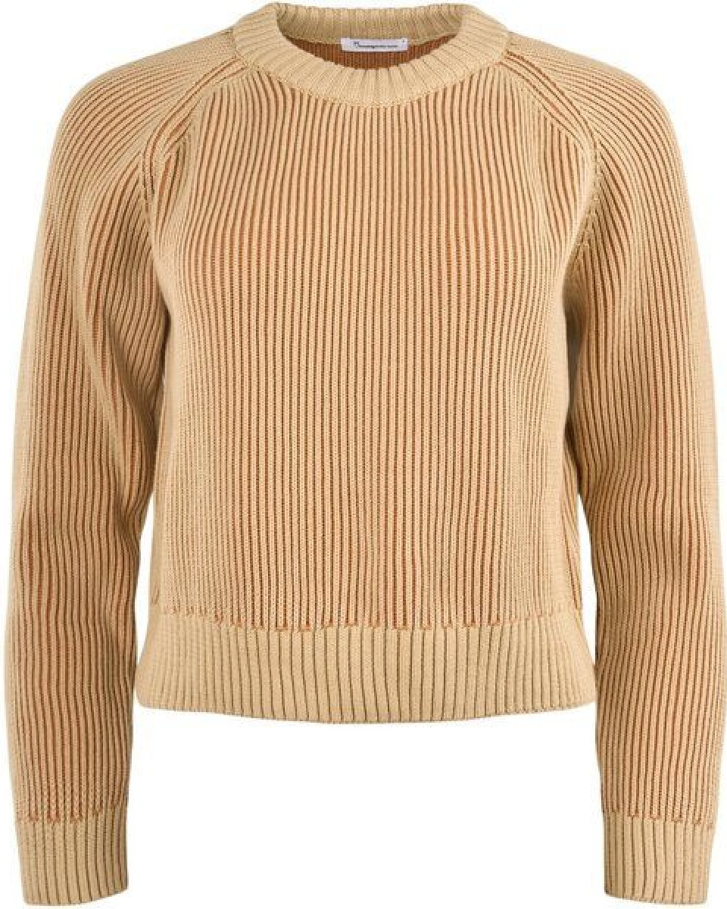 KnowledgeCotton Apparel Strick-Pullover TWO TONED CREW NECK aus Bio-Baumwolle – Ansicht 3