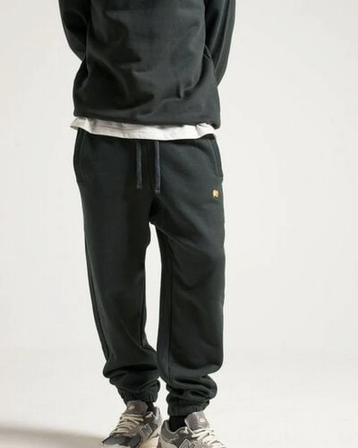 Trendsplant Organic Essential Sweatpants Scarab Green