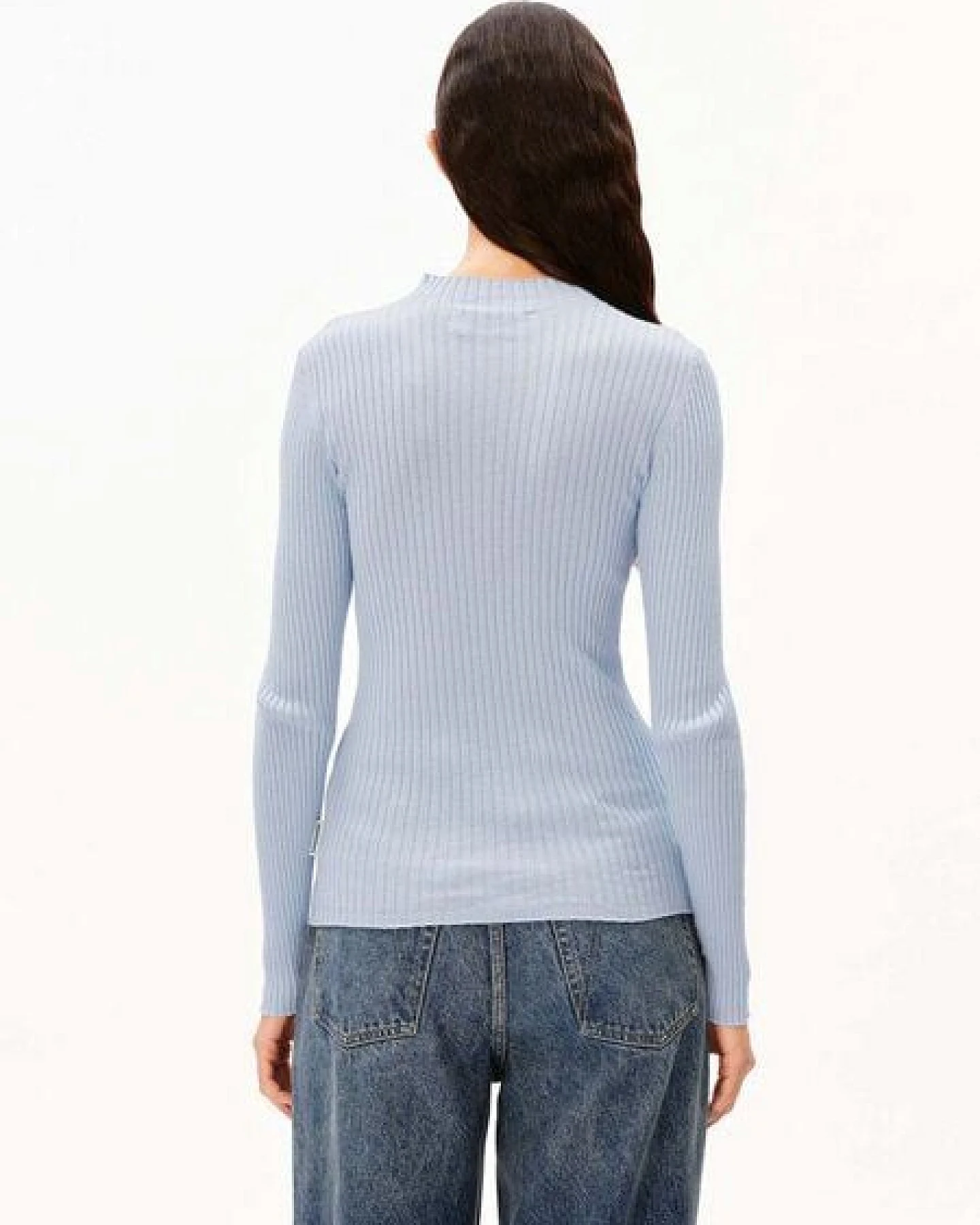 ARMEDANGELS ALAANIA Damen Pullover Slim Fit aus Bio-Baumwolle – Ansicht 3