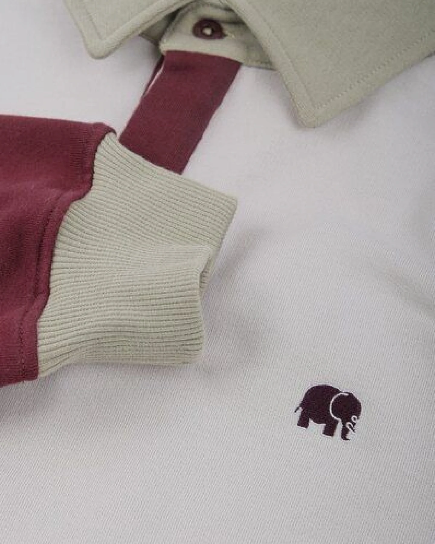 Trendsplant Color Block Oversized Polo Sweatshirt Steel Haze – Ansicht 4
