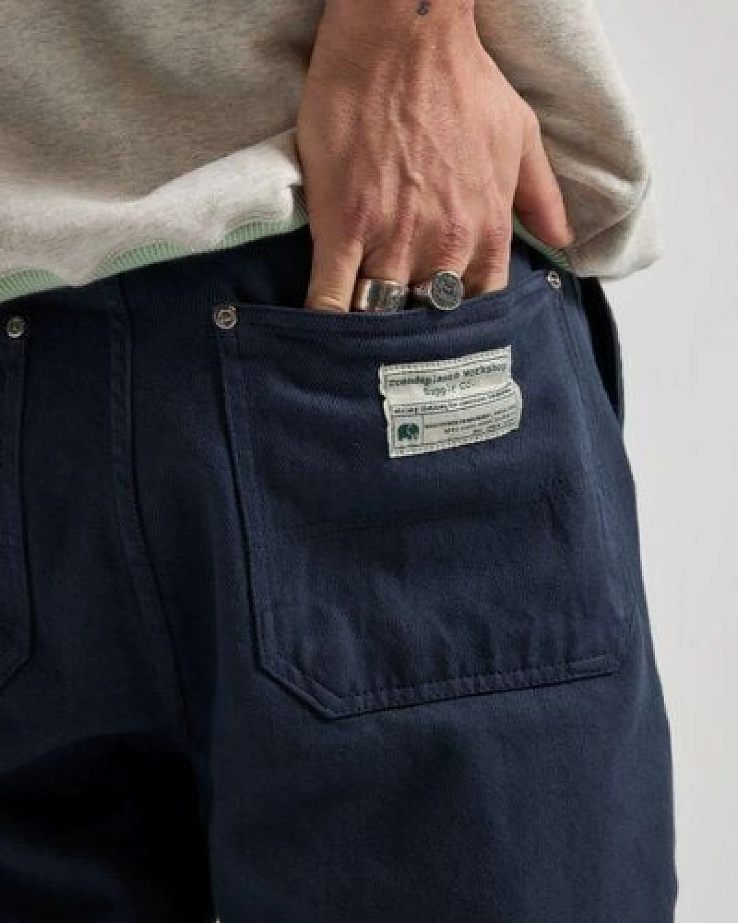 Trendsplant Operator Pants Baritone Blue – Ansicht 3