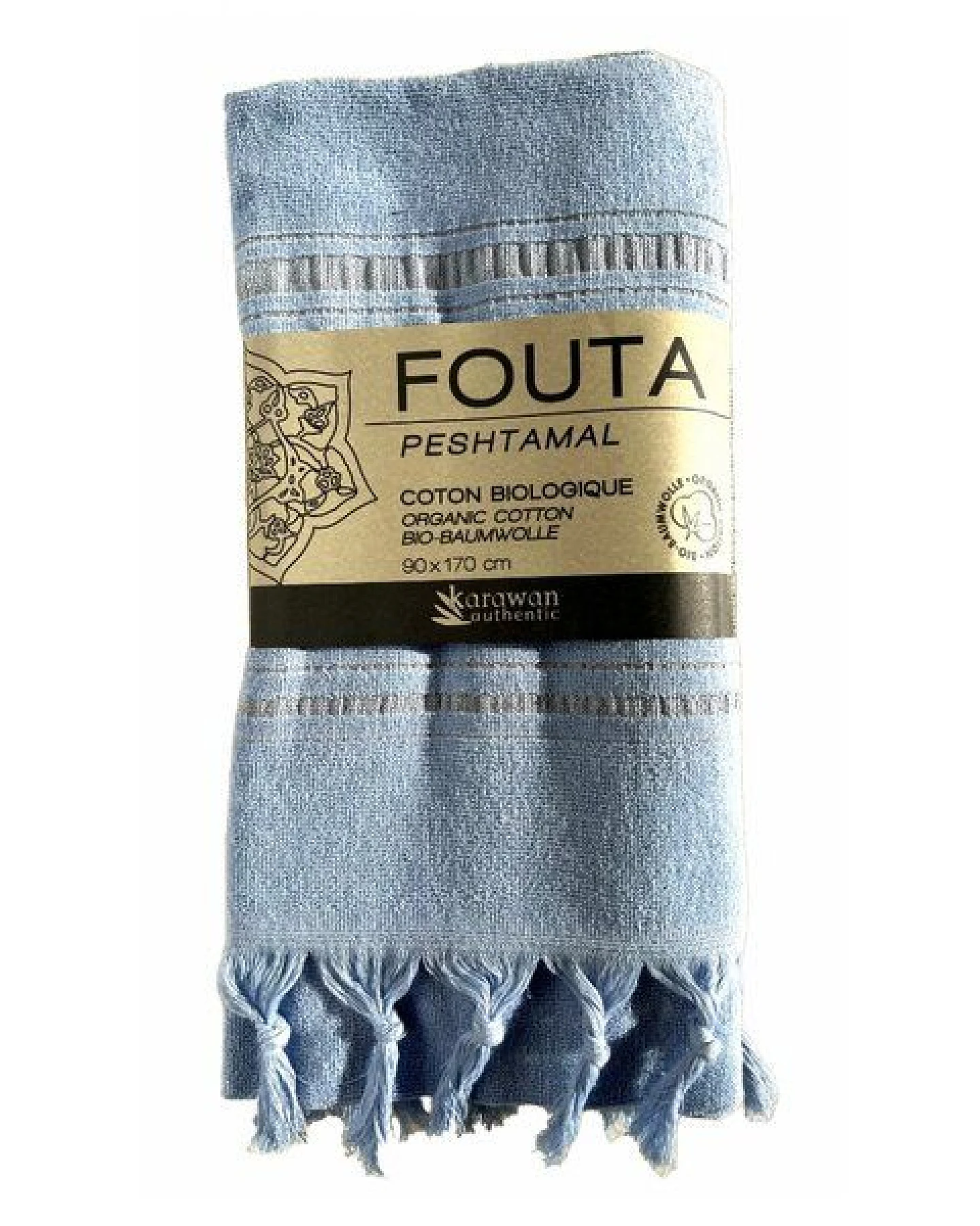Karawan authentic Fouta / Hammamtuch aus Biobaumwolle - Dolce Collection – Ansicht 2