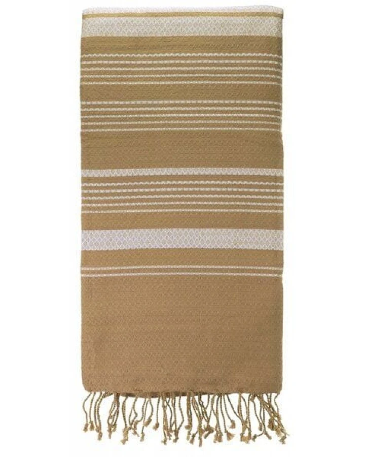 Karawan authentic Fouta / Hammamtuch aus Biobaumwolle / Sand Collection