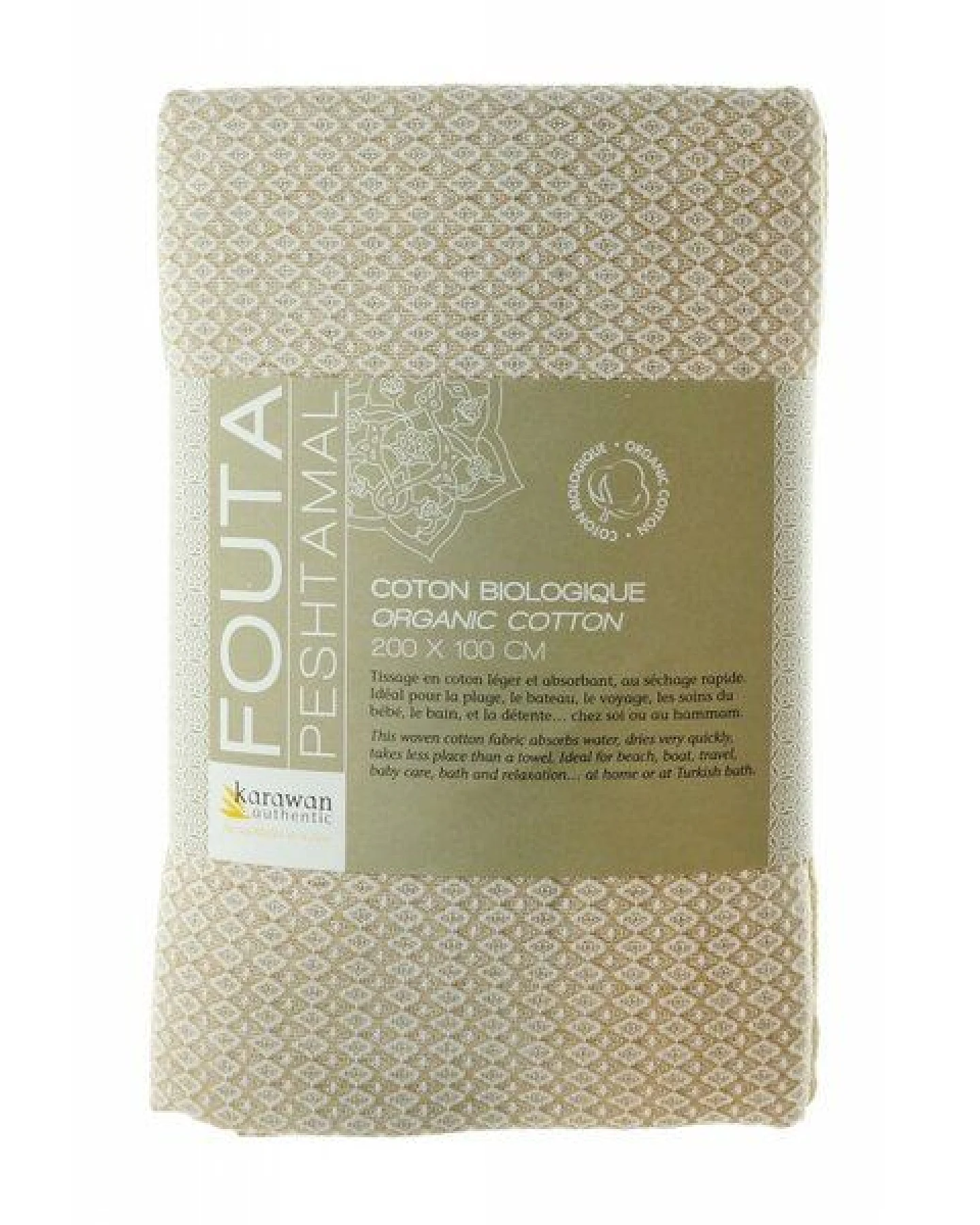 Karawan authentic Fouta / Hammamtuch aus Biobaumwolle / Sand Collection – Ansicht 3