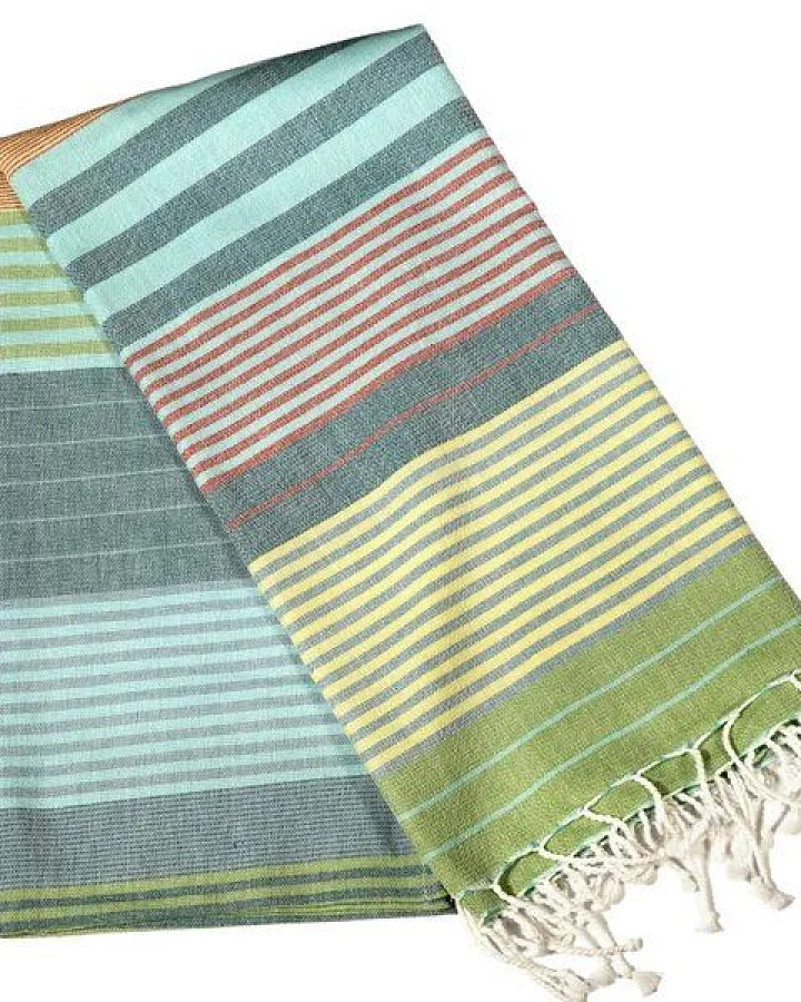 Karawan authentic Fouta SUD (Peshtamal) aus Bio-Baumwolle, 100 x 200cm