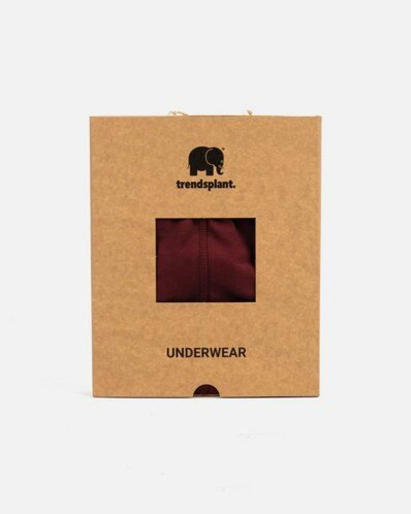 Trendsplant Organic Essential Boxer Briefs Burgundy – Ansicht 3