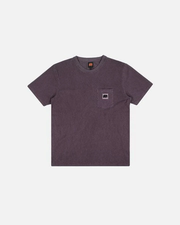 Trendsplant Garza Pigment Dyed T-Shirt Sunset Purple