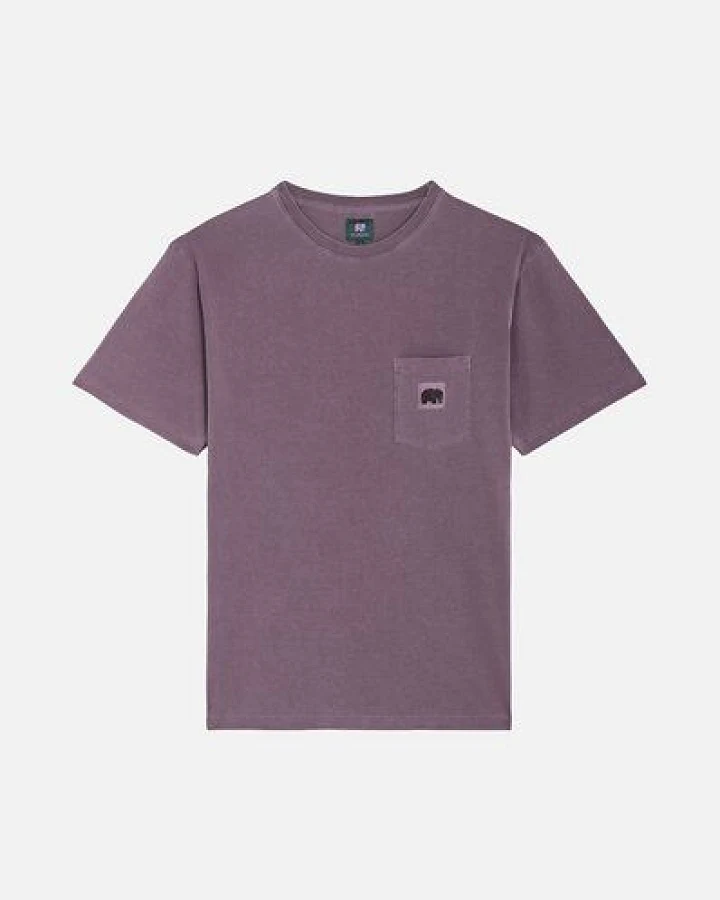 Trendsplant Garza Pigment Dyed T-Shirt Sunset Purple