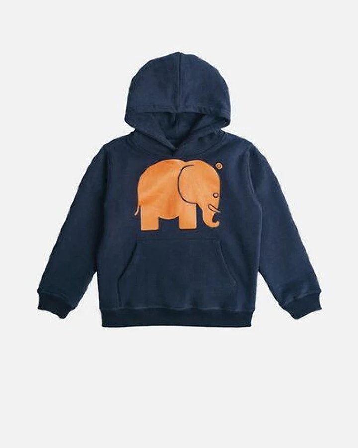 Kid's Organic Classic Hoodie Trendsplant Blue
