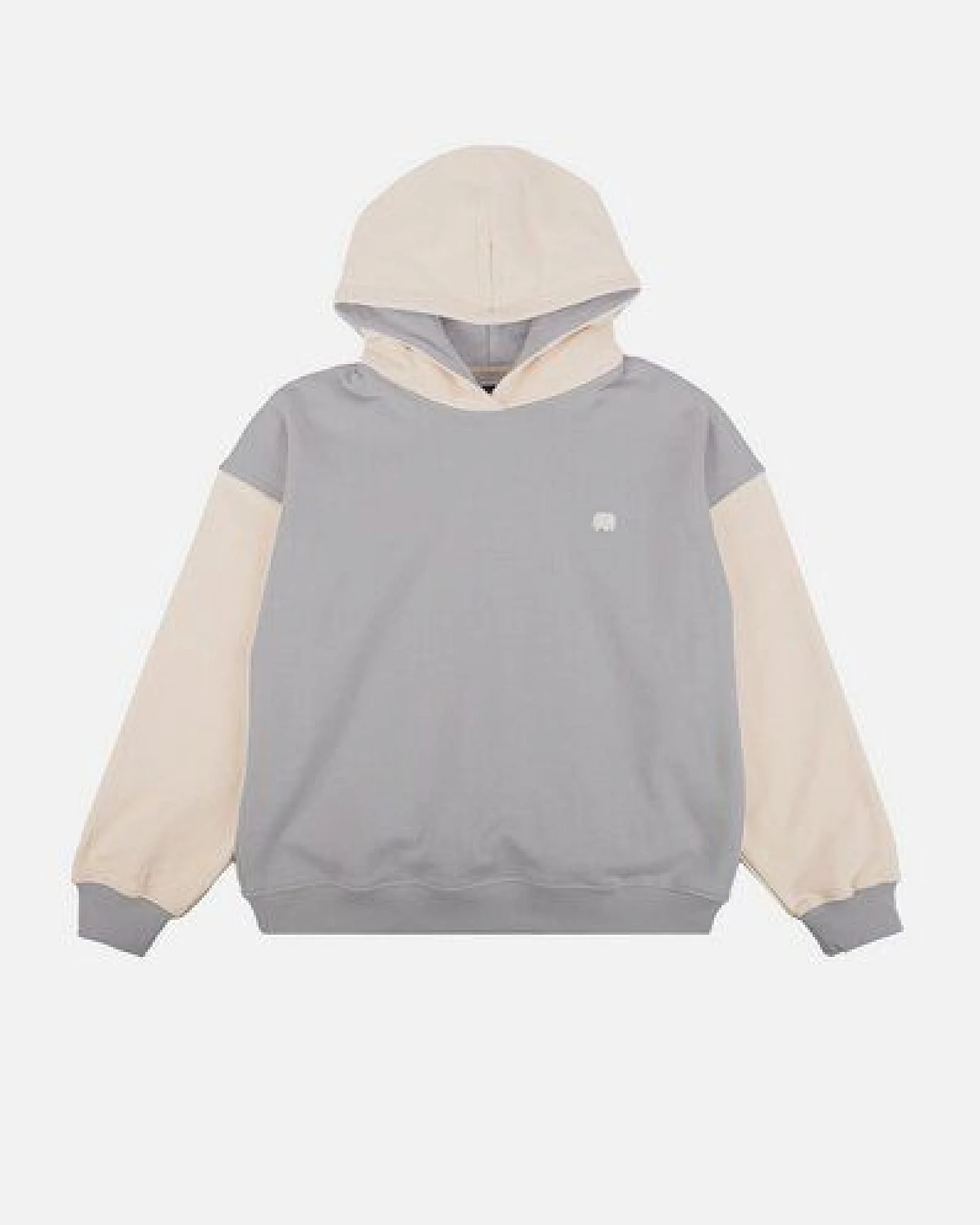 Trendsplant Women's Color Block Oversized Hoodie Steel Haze – Ansicht 2