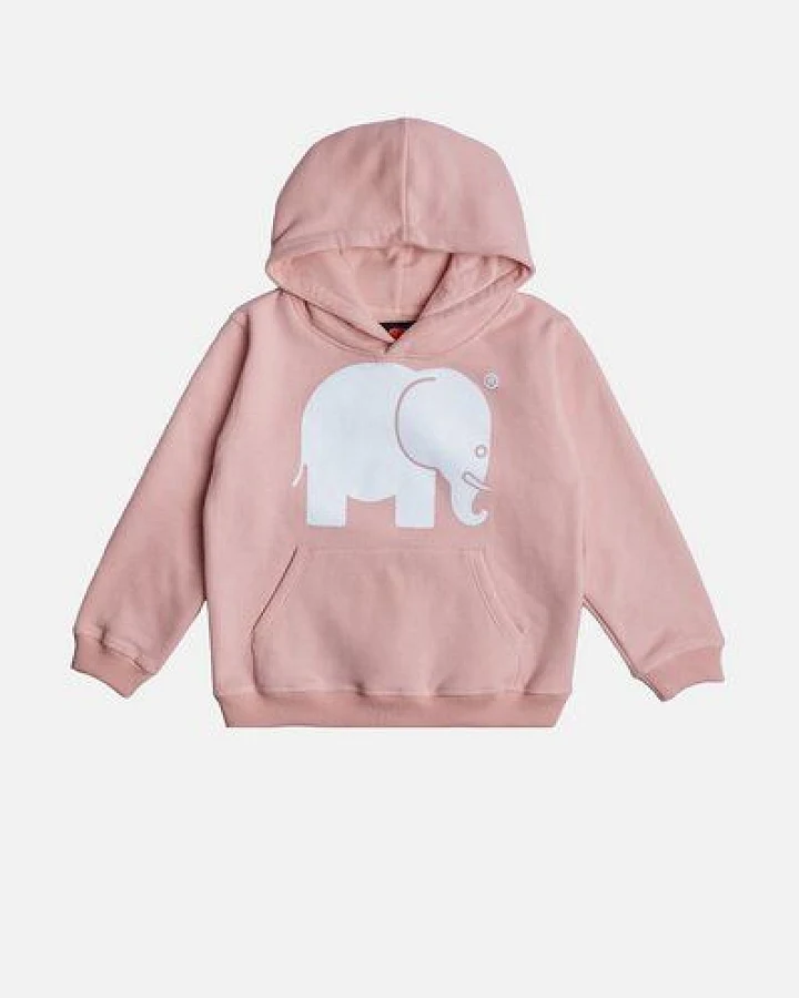 Trendsplant Kid's Organic Classic Hoodie Pale Pink