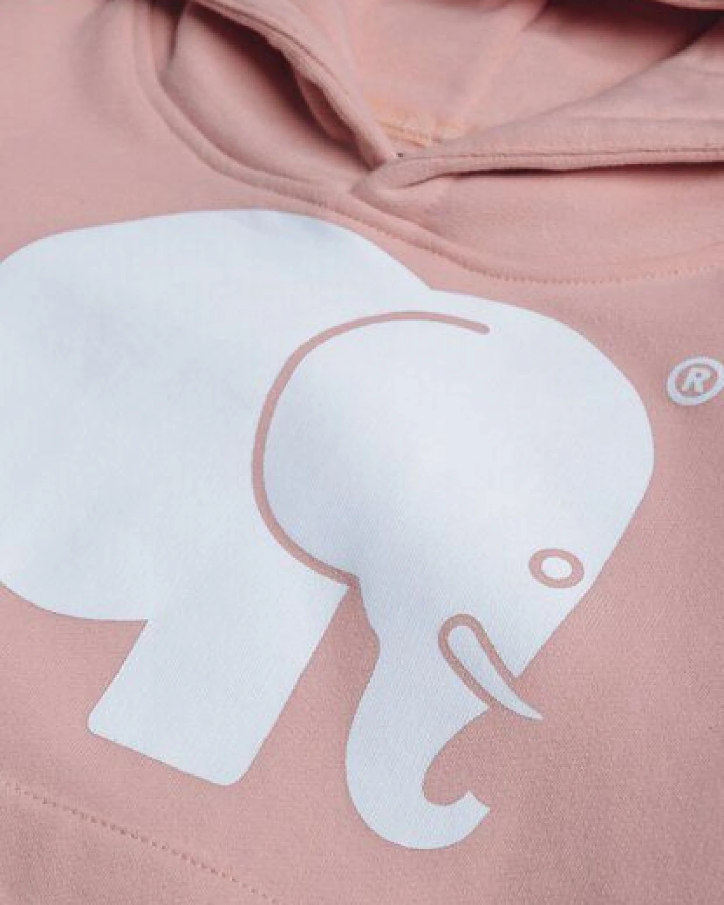 Trendsplant Kid's Organic Classic Hoodie Pale Pink – Ansicht 3
