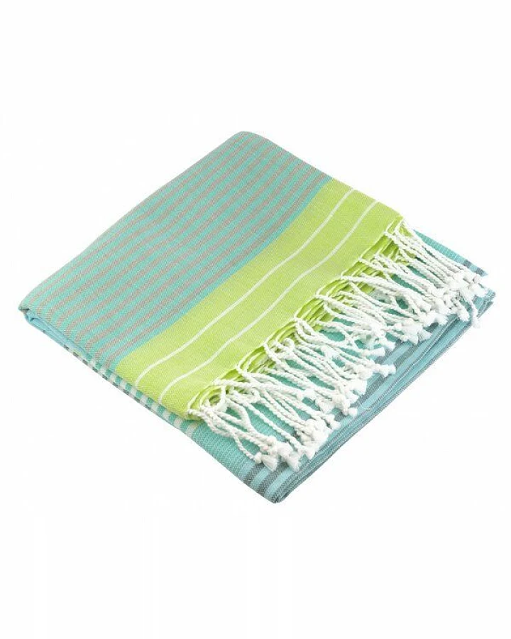 Karawan authentic Fouta Hamamtuch aus reiner Bio-Baumwolle 200 × 100 cm (Stil SUD)