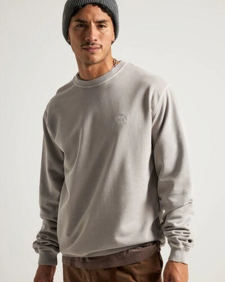 Trendsplant Essential Pigment Heavyweight Sweatshirt Elephant Skin