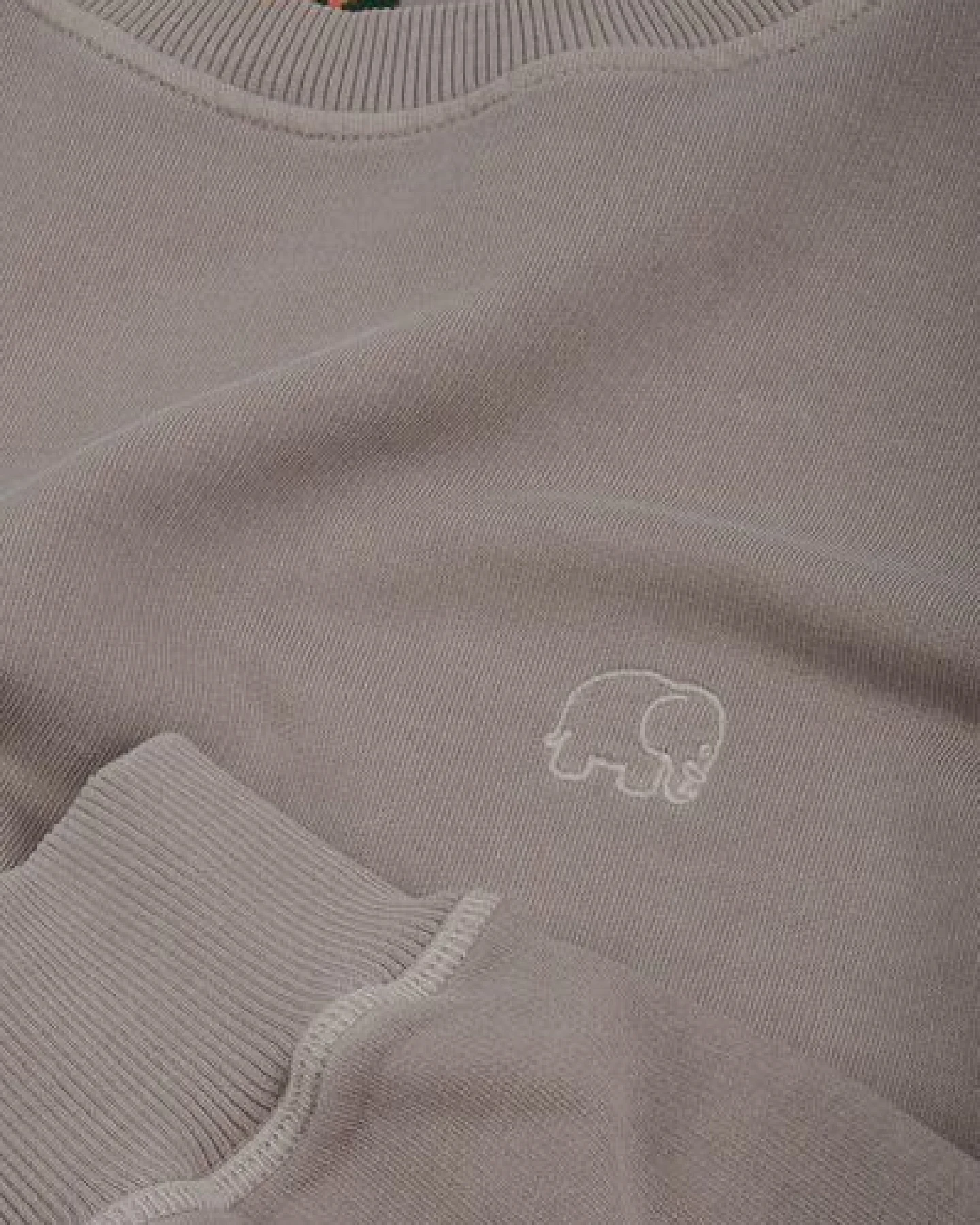 Trendsplant Essential Pigment Heavyweight Sweatshirt Elephant Skin – Ansicht 4