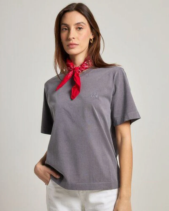 Trendsplant Women's Essential Pigment T-Shirt Pewter