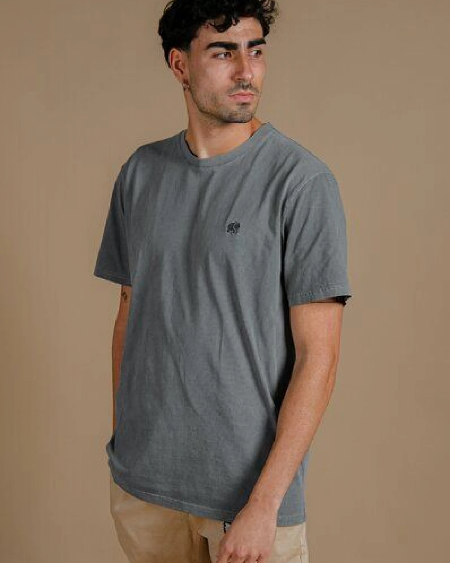 Trendsplant Essential Pigment T-Shirt Vintage Indigo – Ansicht 2