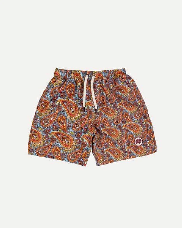 Trendsplant Caribbean Paisley SEAQUAL®YARN Swim Trunks