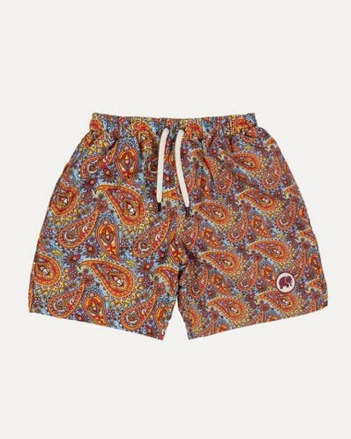 Trendsplant Caribbean Paisley SEAQUAL®YARN Swim Trunks