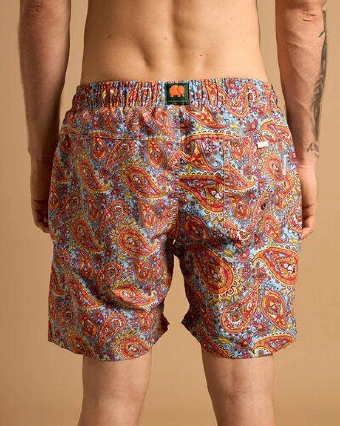 Trendsplant Caribbean Paisley SEAQUAL®YARN Swim Trunks – Ansicht 4