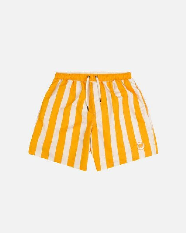 Trendsplant Beach Club SEAQUAL®YARN Swim Trunks Golden Yellow