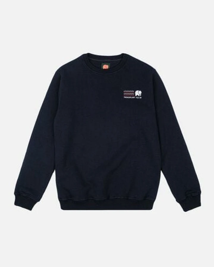 Trendsplant Explanada Organic Sweatshirt Blue