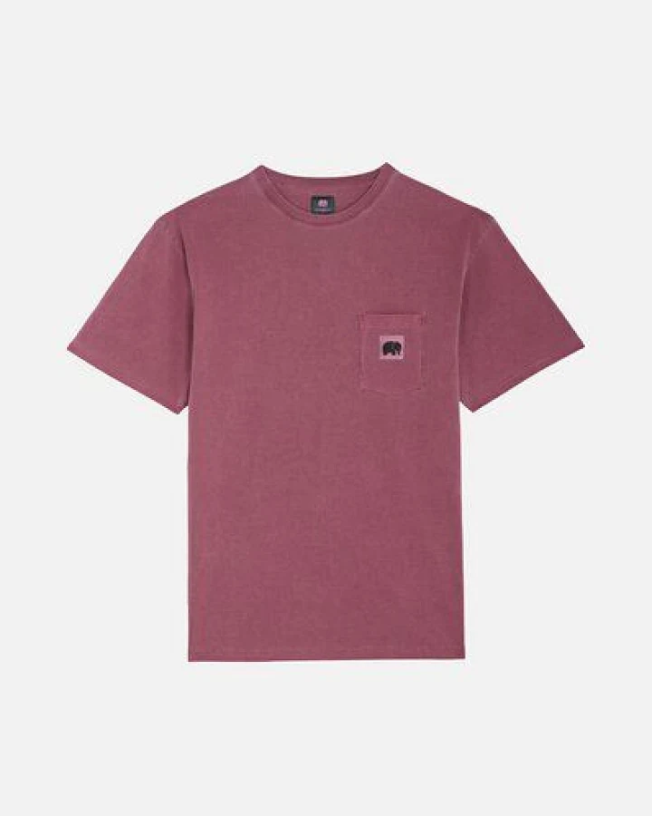 Trendsplant Garza Pigment Dyed T-Shirt Garnacha Red
