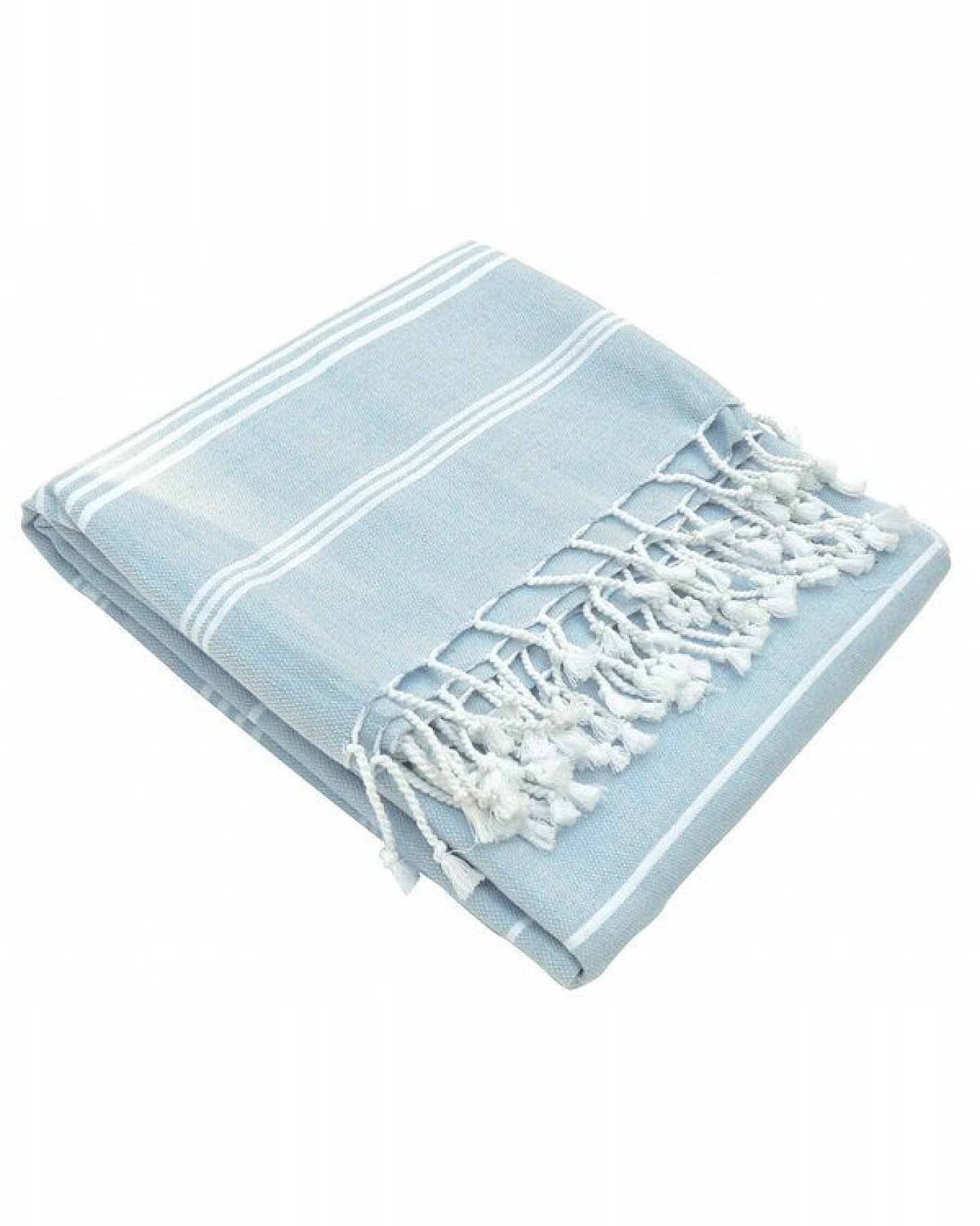 Karawan authentic Fouta Hamamtuch aus reiner Bio-Baumwolle 200 × 100 cm (Stil HAMMAM) – Ansicht 2