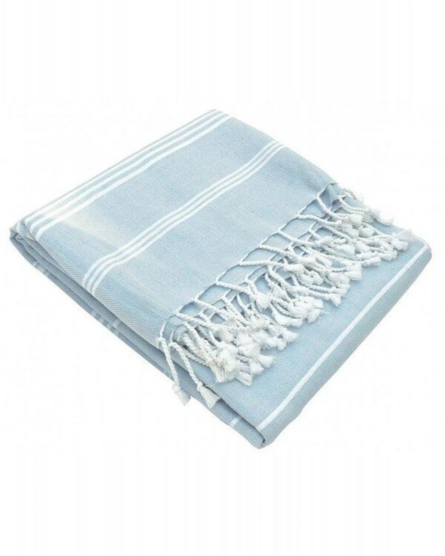 Karawan authentic Fouta Hamamtuch aus reiner Bio-Baumwolle 200 × 100 cm (Stil HAMMAM) – Ansicht 2