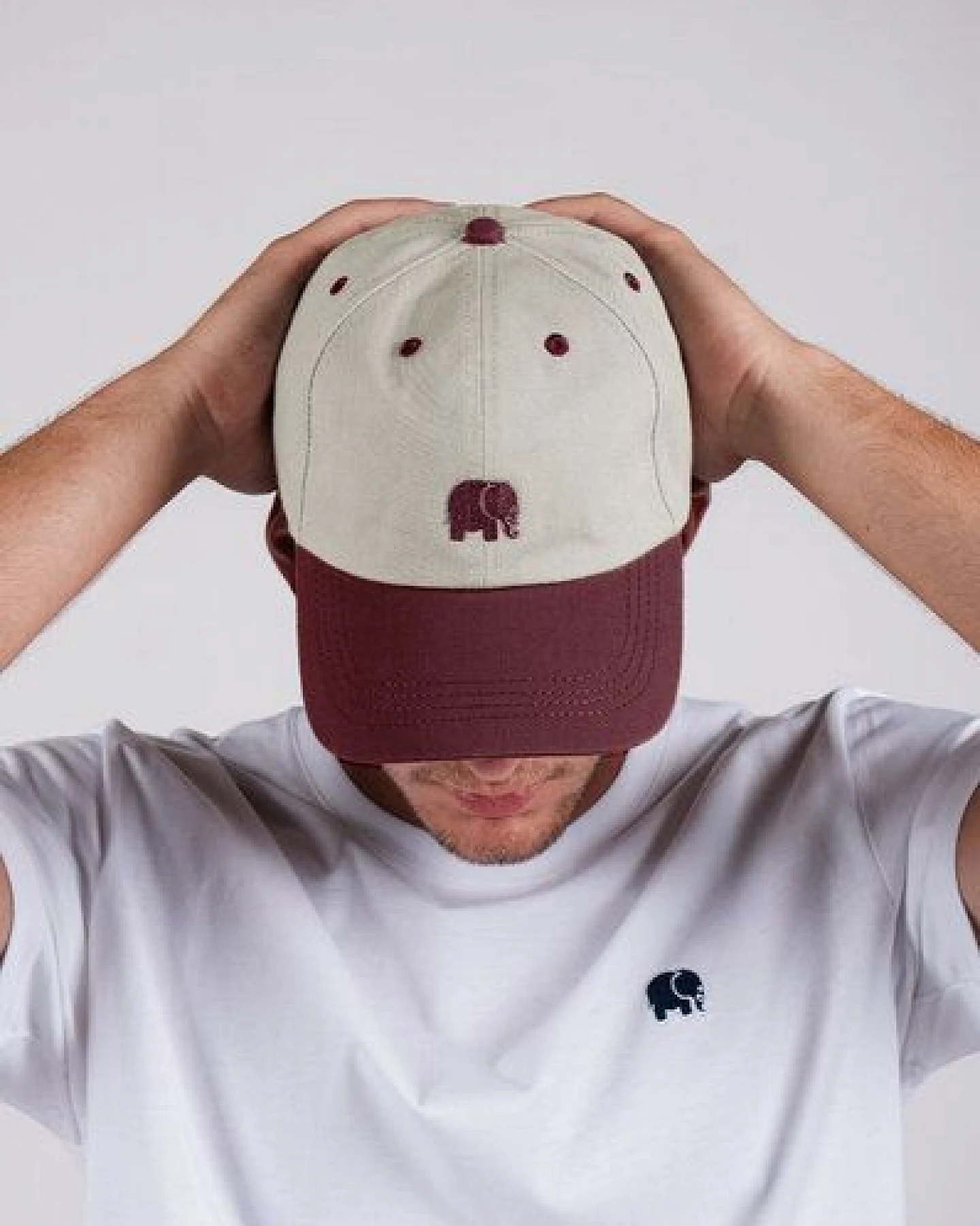 Trendsplant Logo Dad Cap Grana Ecru – Ansicht 2