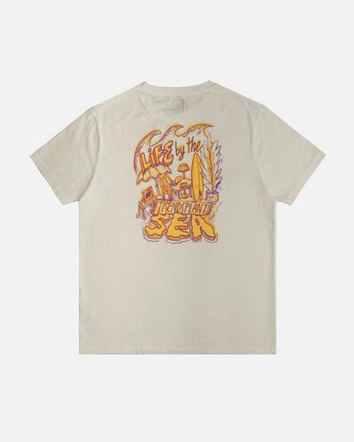 Trendsplant Life by the Sea VII by P.Bueno Pigment T-Shirt Foam White