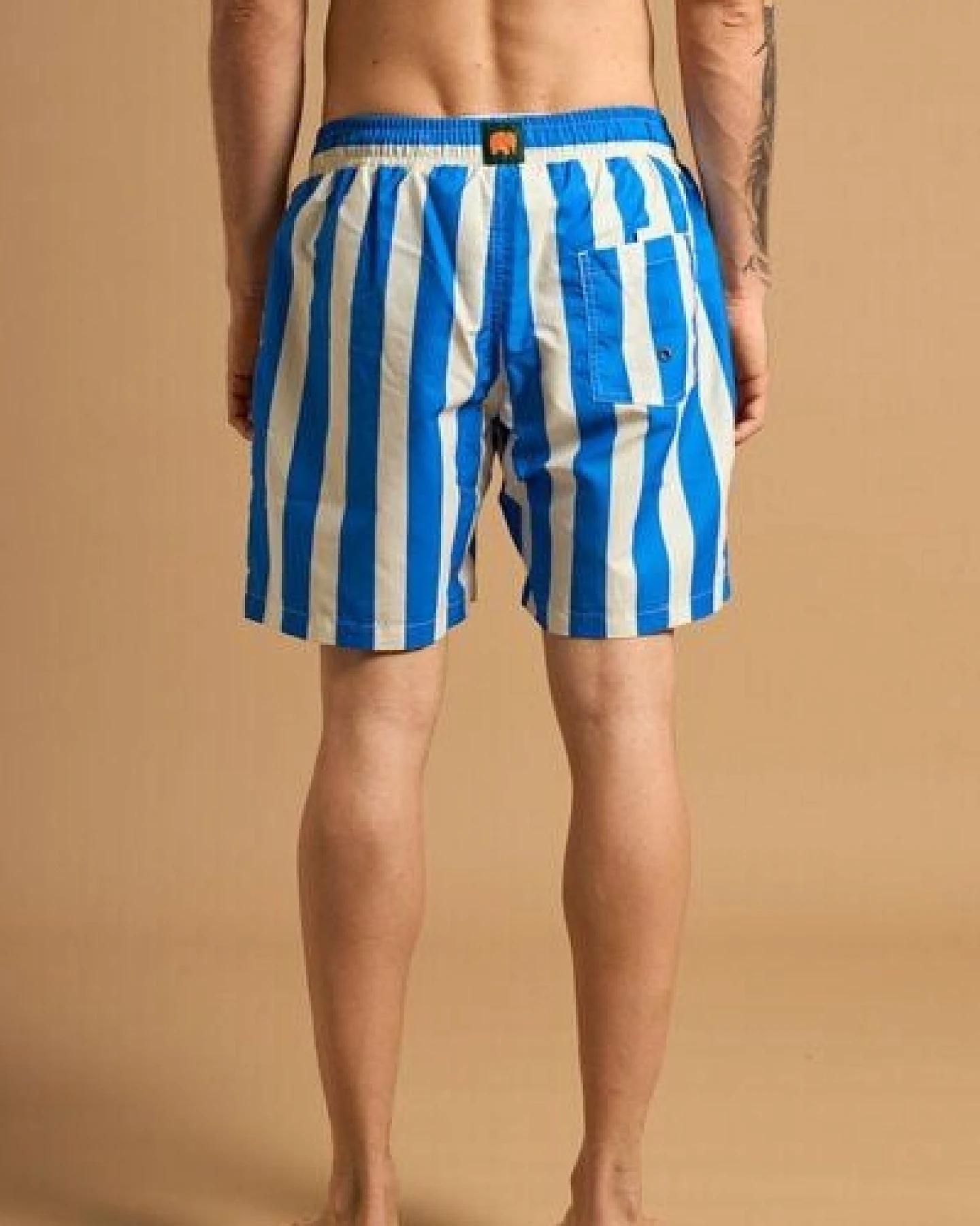 Trendsplant Beach Club SEAQUAL®YARN Swim Trunks Royal Blue – Ansicht 4