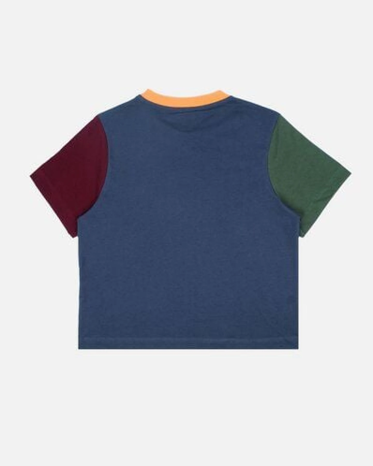 Women's Color Block T-Shirt Trendsplant Blue – Ansicht 4