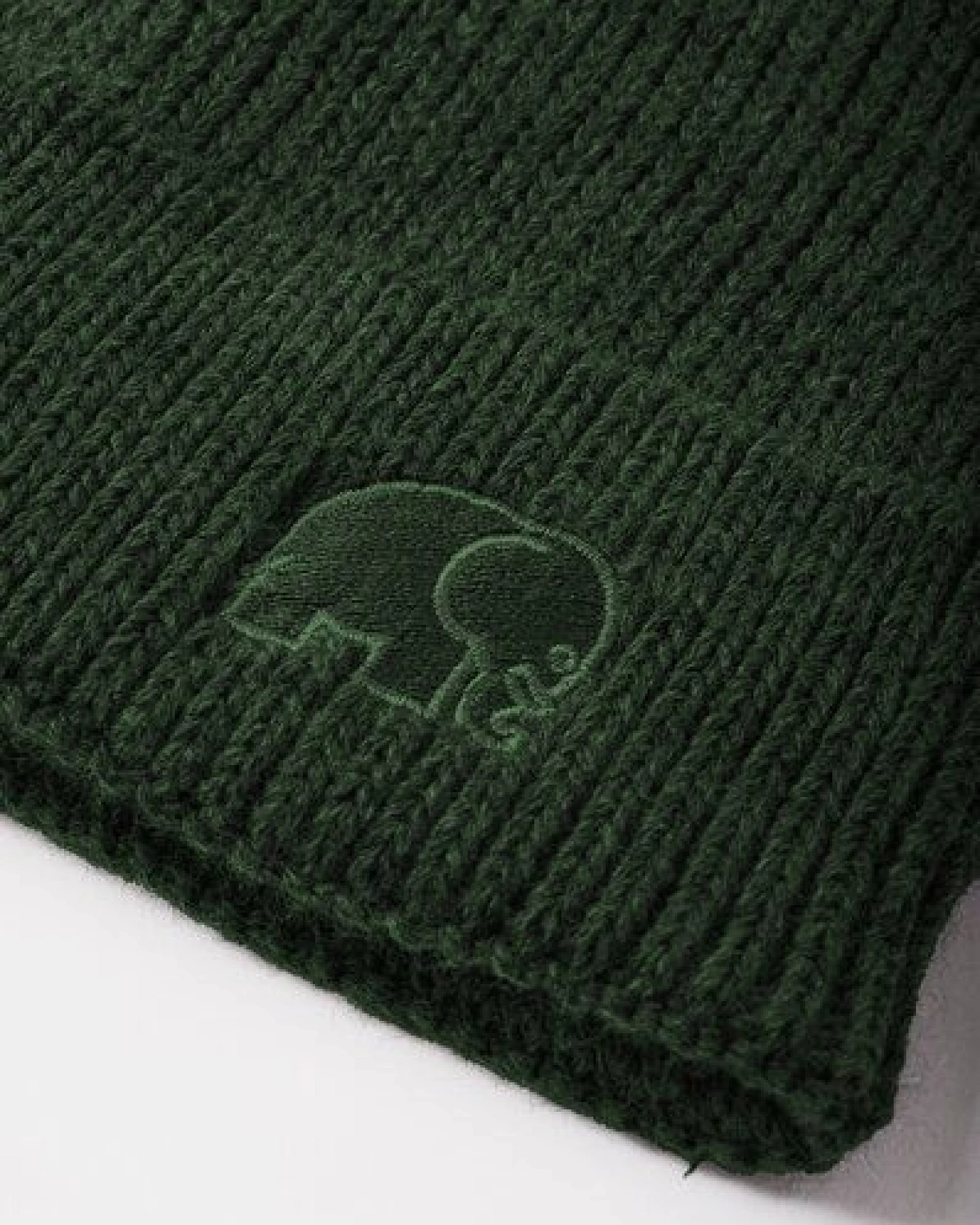 Trendsplant Safor Rib Knit Beanie Bottle Green – Ansicht 2