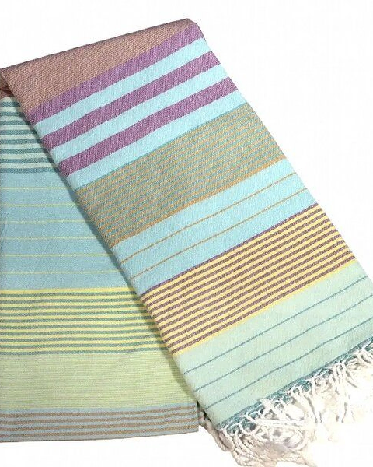 Karawan authentic Fouta SUD (Peshtamal) aus Bio-Baumwolle, 100 x 200cm – Ansicht 2