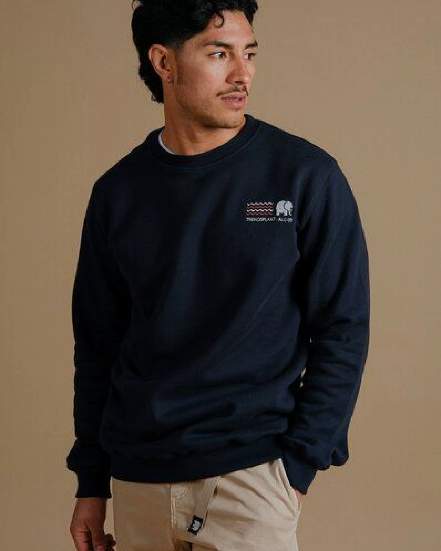Trendsplant Explanada Organic Sweatshirt Blue – Ansicht 2