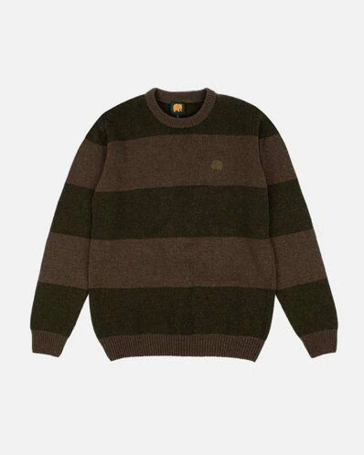 Trendsplant Sella Knit Cocoa Brown/Ivy Green