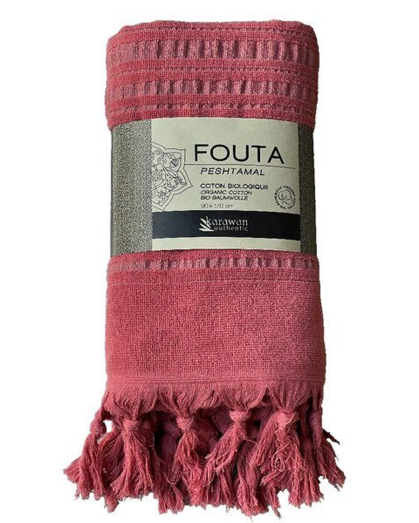 Karawan authentic Hamamtuch Fouta dolce aus Biobaumwolle, 170 x 90 cm – Ansicht 2