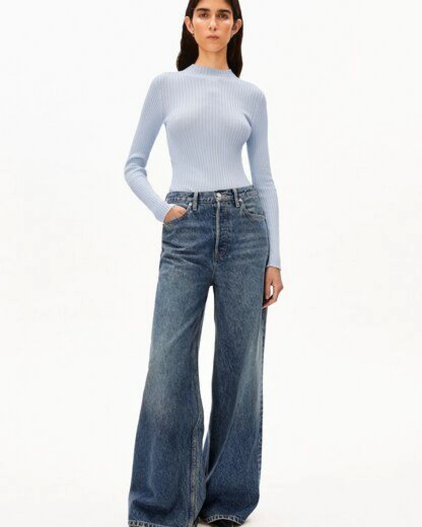 ARMEDANGELS ALAANIA Damen Pullover Slim Fit aus Bio-Baumwolle – Ansicht 4