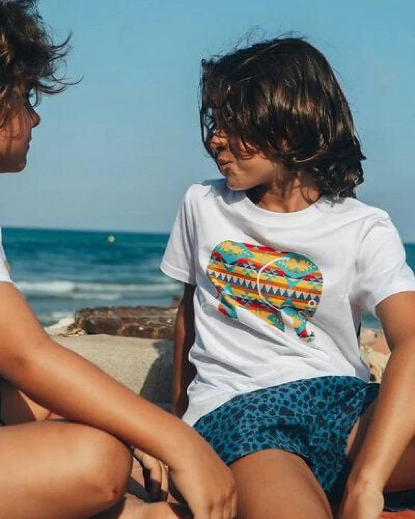 Trendsplant Kid's Organic Navajo Classic T-Shirt White – Ansicht 4