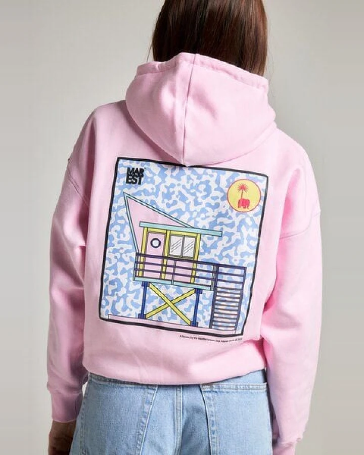 Women's Antonyo Marest x Trendsplant Oversized Hoodie Gum Pink