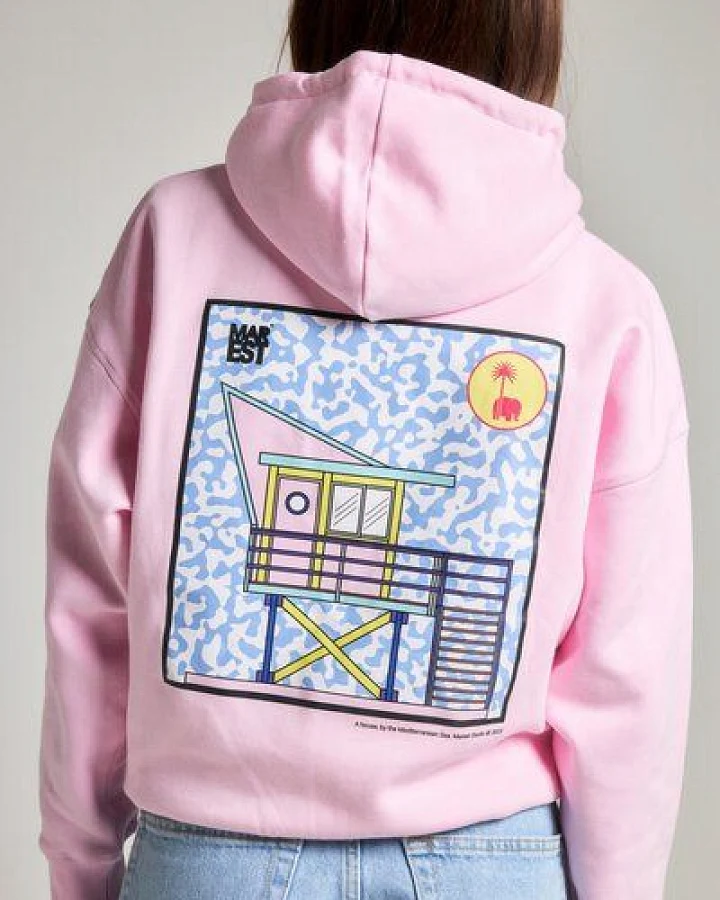 Women's Antonyo Marest x Trendsplant Oversized Hoodie Gum Pink