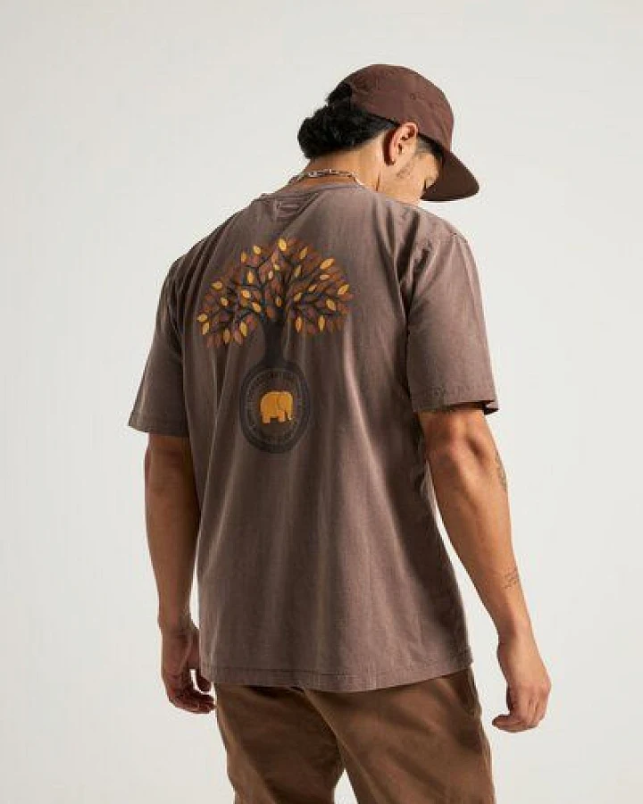 Trendsplant Fafe Pigment T-Shirt Chestnut