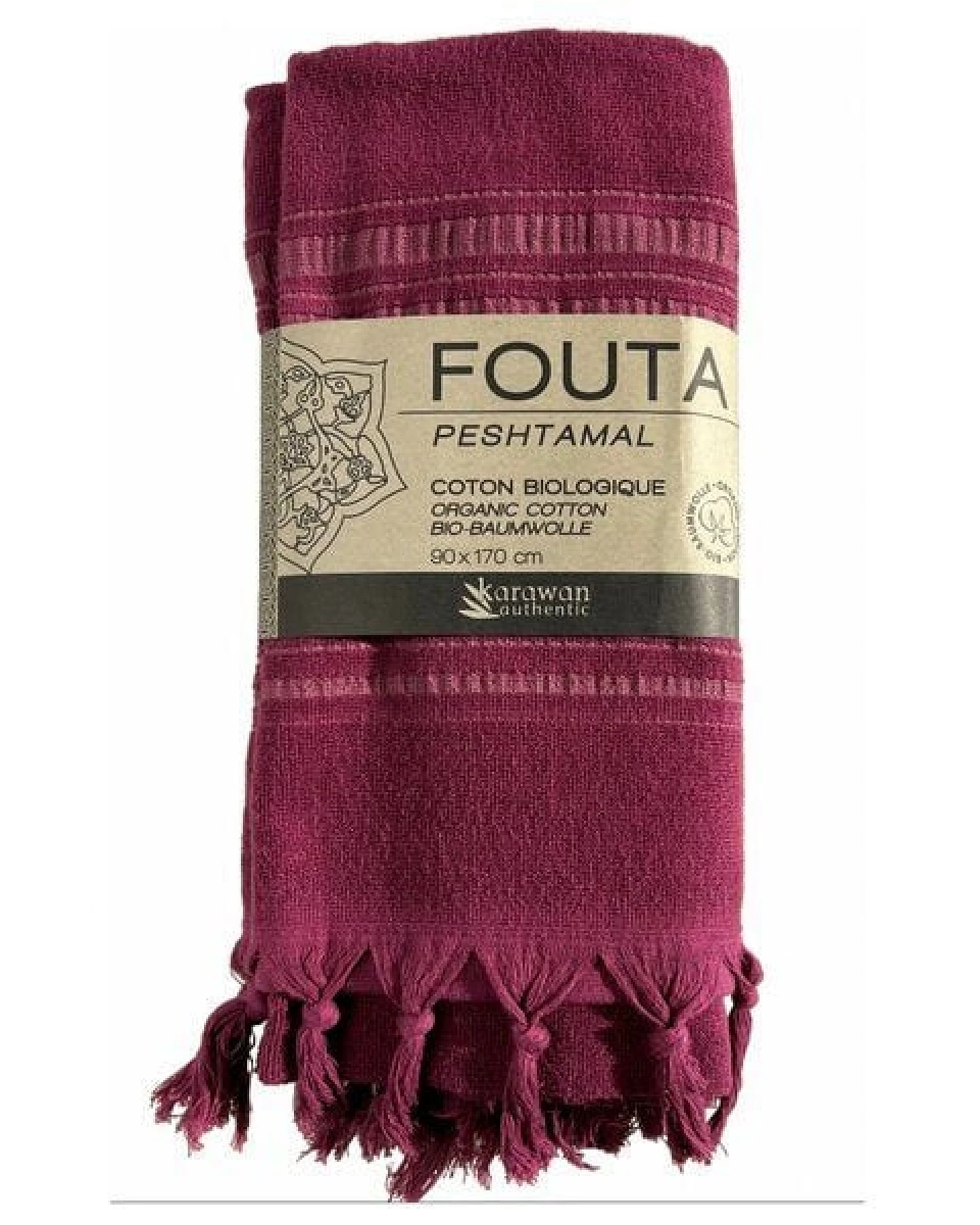 Karawan authentic Hamamtuch Fouta dolce aus Biobaumwolle, 170 x 90 cm – Ansicht 3