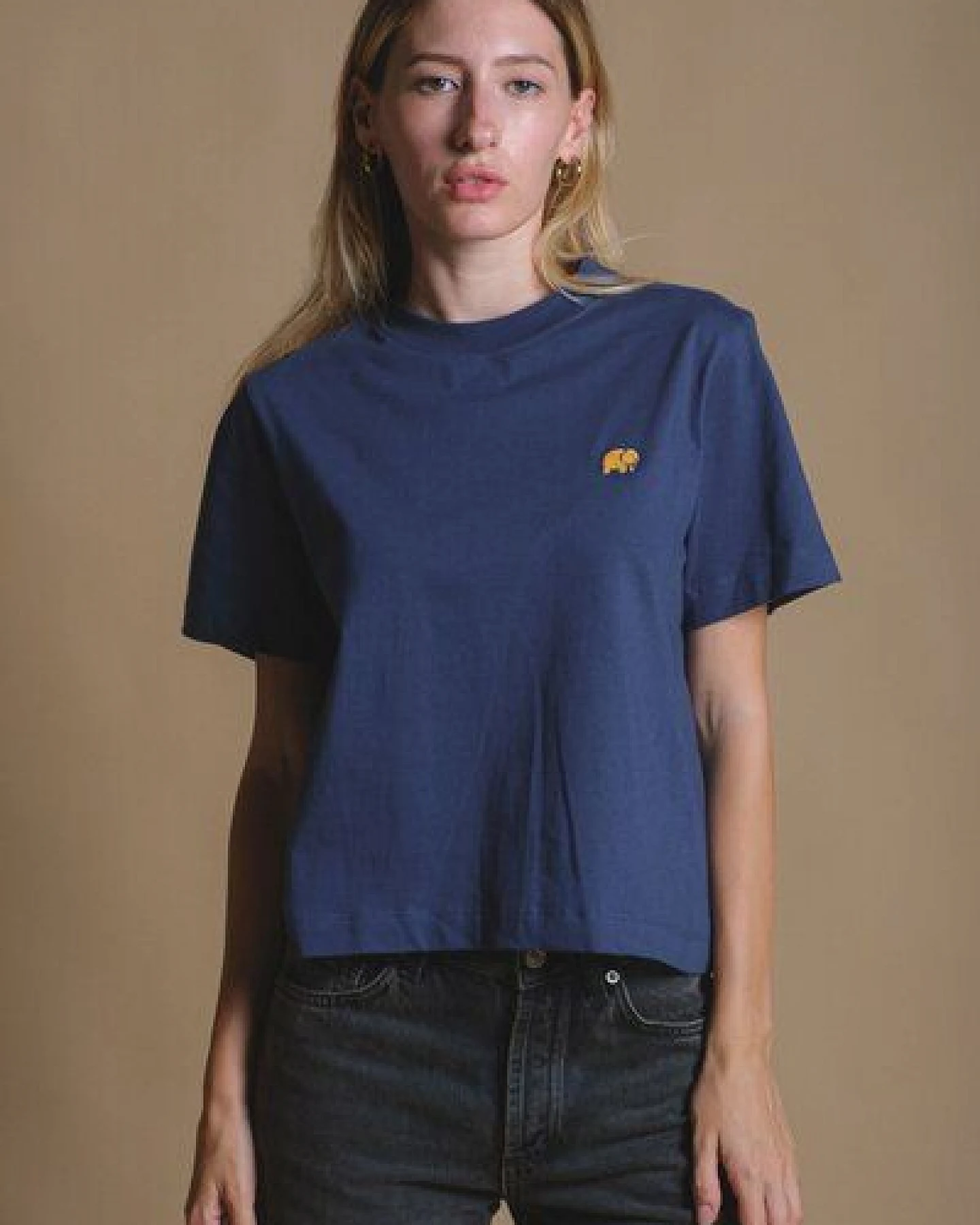 Women's Organic Essential T-Shirt Trendsplant Blue – Ansicht 3