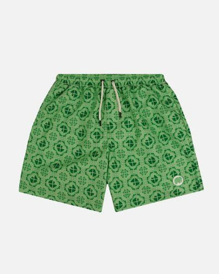 Trendsplant Tiles SEAQUAL®YARN Swim Trunks Aqua Green