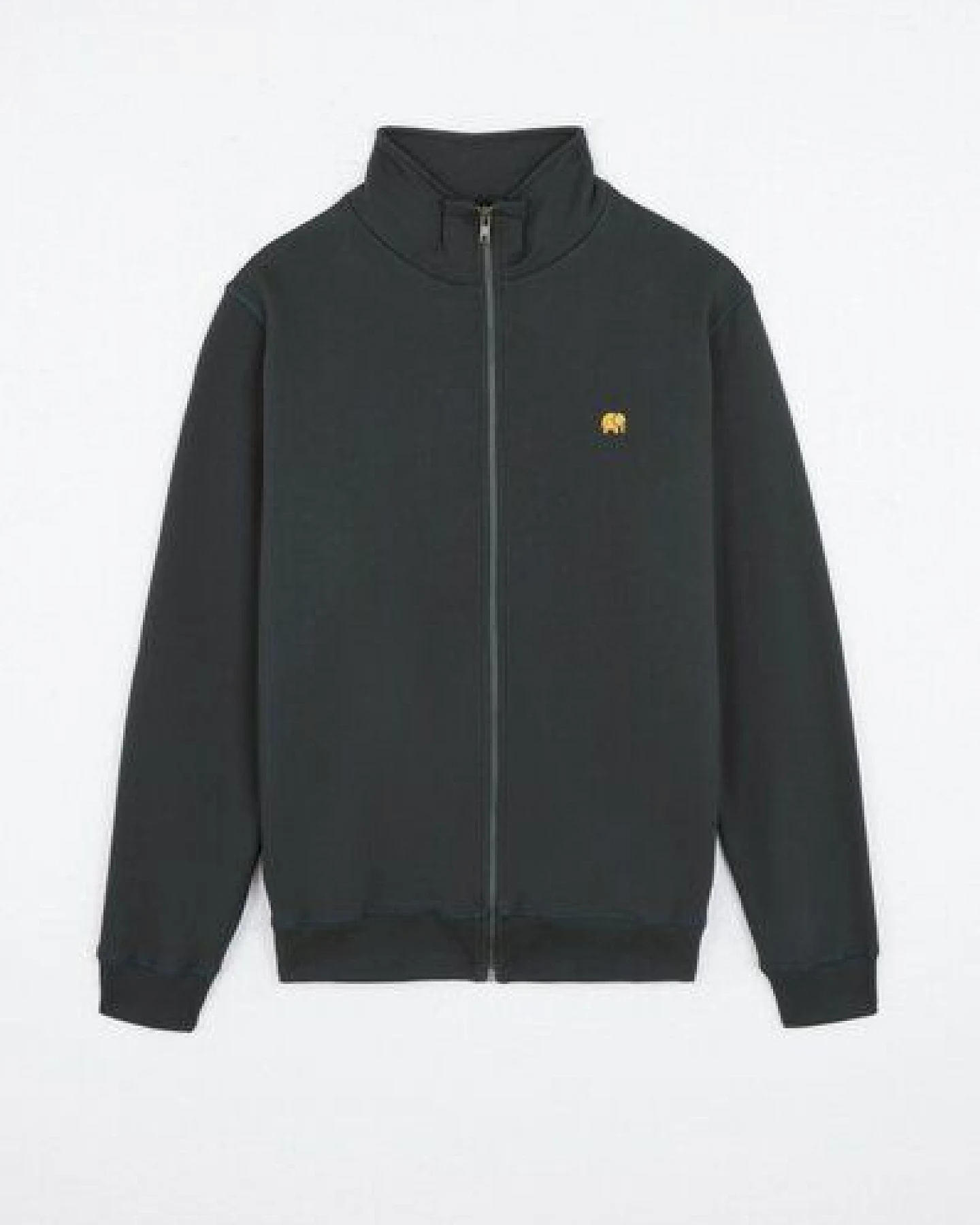 Trendsplant Organic Essential Zip Sweatshirt Scarab Green – Ansicht 2