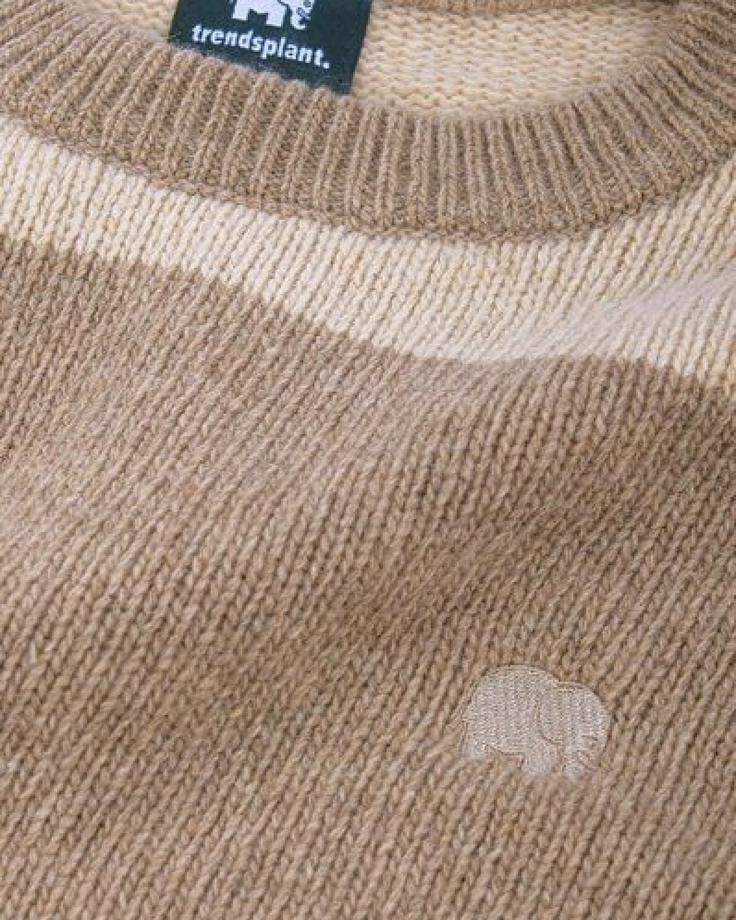 Trendsplant Sella Knit Latte/Nomad Brown – Ansicht 4