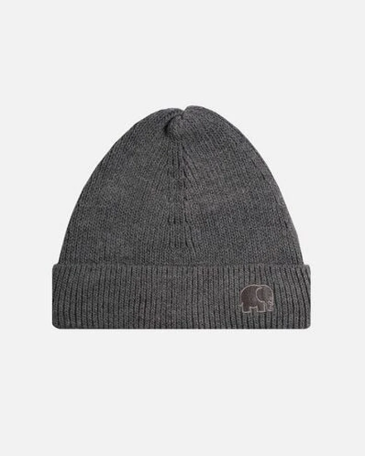 Trendsplant Safor Rib Knit Beanie Heather Grey
